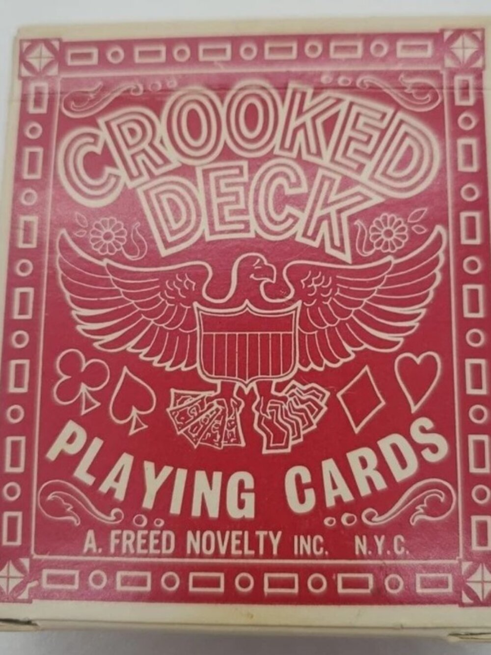 Crooked Deck Playing Cards by A Freed Novelty Inc - Vintage 1969 Deck of Cards